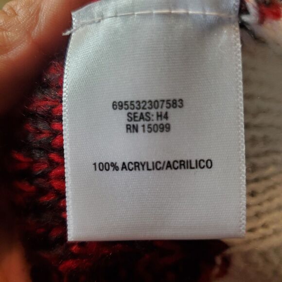 Multicolored Stripes Scoop Neck Pullover Knitted Sweater Size 3X Bongo Plus - Picture 7 of 8